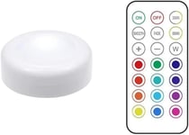 Lumières Led Sans Fil À Piles Avec Télécommande Pour Placard De Cuisine (1 Lampe)