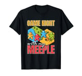 Board Game Lover Tabletop Game Night With My Meeple T-Shirt