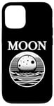 Coque pour iPhone 14 Design simple lune : style rétro et minimalisme