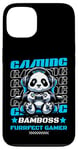 Coque pour iPhone 13 Graphique de jeu vidéo Panda Gaming pour hommes, garçons, femmes, enfants