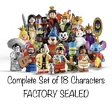 LEGO 71038 Minifigures. Disney 100 (Series 3) Complete Set 18. Factory Sealed✅