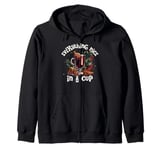 Everything Nice In A Cup Mulled Wine Christmas Drink Zip Hoodie