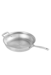 Le Creuset Stekpanna m/hjälphandtag 3-ply rostfritt stål 30 cm Silver