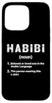 iPhone 15 Pro Max Habibi Dictionary Definition Arabic for Men Women Habibi Case