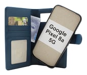 Skimblocker Google Pixel 8a 5G Magnet Plånboksfodral (Petrol)