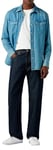 Levi's Men's 555 Relaxed Straight Jeans, Welcome to The Game, 33 W/34 L