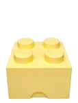 Lego Storage Brick 4 Home Kids Decor Storage Storage Boxes Yellow LEGO STORAGE