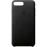 Original APPLE - Coque de protection en cuir Noir pour iPhone 8 PLUS 8+