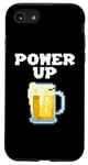 Coque pour iPhone SE (2020) / 7 / 8 Mug à bière pixelisé Power Up