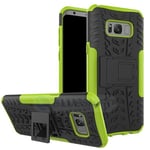 Samsung Galaxy S8 Plus      Heavy Duty Case    Green