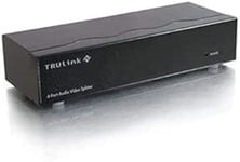 C2G TrueLink Series 4-Port UXGA VGA & 3.5MM AUX Docking Station Hub, SVGA, XGA, VGA and Audio Splitter Extender