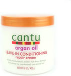 CANTU Argan Oil Leave-In Conditioning Repair Cream, 453 g packaging may vary