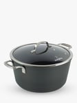 Eaziglide Neverstick3 Professional Aluminium Non-Stick Casserole, 28cm