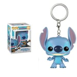 Funko Pop! Disney: Stitch With Ukulele - Disney: Lilo & Stitch - Collectable Vinyl Figure & Pocket Pop! Keychain: Disney - Stitch - Disney: Lilo & Stitch Novelty Keyring