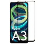 SKALO Xiaomi Redmi A3 Koko Näytön Panssarilasi - Svart