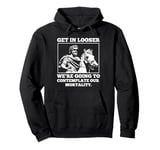 Stoic Philosophy Memento Mori, Cool Marcus Aurelius Stoicism Pullover Hoodie