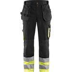 High vis byxor Svart/High Vis Gu