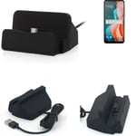 Docking Station for HTC Desire 19s black charger USB-C Dock Cable