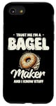 Coque pour iPhone SE (2020) / 7 / 8 Croyez-moi, je fabrique des bagels et je sais tout