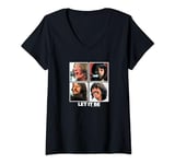 Womens The Beatles Let it Be Square V-Neck T-Shirt