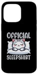 Coque pour iPhone 14 Pro Max Chemise de nuit officielle American Shorthair Funny Cat Lover