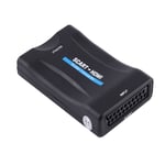 Socobeta Video Adapter 720P 1080P Scart to HDMI Lightweight Audio Converter Mini Support PAL NTSC3.58 with USB Cable