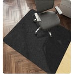 Qiyao - Tapis de protection sol ,pour sols durs, Chaise de Bureau, 90 x 120 cm, épaisseur 4 mm, Tapis de Protection antidérapant, Chaise de Bureau