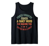 Cross Country Coach Appreciation Running Coach Men Women Tank Top