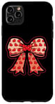 Coque pour iPhone 11 Pro Max Valentines Day Coquette Bow Cute Heart Ribbon Love Retro