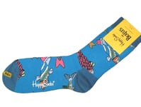 BNWT HAPPY SOCKS Beatles 50th Anniversary Fish & Whales  Socks  Size 3½ - 6½