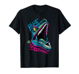 Jurassic World Neon Blue Deadly Raptor 90’s style T-Shirt