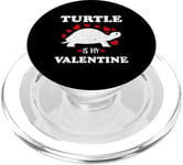 Funny Turtles Valentines Day Lovers For Who Love Her Turtle PopSockets PopGrip for MagSafe