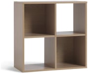 Argos Home Squares 4 Cube Storage Unit - Oak Effect