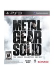 Metal Gear Solid Legacy Collection No Artbook Import Anglais