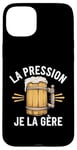 Coque pour iPhone 15 Plus La Pression, Je La Gère Humour Bière Apéro Alcool Drôle