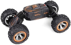 Remote Control Car Toy for Kids Adults 1:18 Scale Alloy Toy Four Wheel Drive Off Road Truck Double-sided Rotating Toy Car Drift All Terrain Climbing Car for Kids (Color : Battery*3)