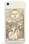The Sun Tarot Card Cream Impact Phone Case for iPhone 7/8 / SE TPU Protective Light Strong Cover with Psychic Astrology Fortune Occult Magic