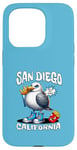 Coque pour iPhone 15 Pro San Diego California Seagull French Fries Souvenir drôle