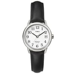 Timex Ladies Silver Black Easy Reader Watch RRP £49.99. New and Boxed.