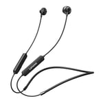 Écouteurs sans fil d'origine Lenovo SH1 Bluetooth 5.0 Puce HIFI Qualité sonore Casque de sport étanche Écouteurs magnétiques tour de cou-Noir