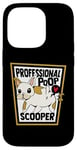 Coque pour iPhone 14 Pro Professional Poop Scooper Chien Wauwau Bouledogue français