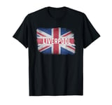 Liverpool | United Kingdom British Flag Vintage UK Scouser T-Shirt