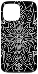 Coque pour iPhone 13 Pro Max White Indian Mandala