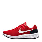 NIKE Men's Nike Revolution 6 Nn Sneaker, Univ Red White Black, 10.5 UK