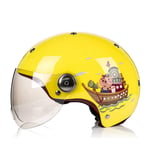 Casque de skateboard, de vélo, multi-sports, roller, skateboard avec coque en ABS, pour garçon, jaune, taille M