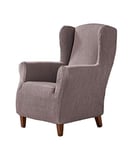 Estoralis Betina Housse de Fauteuil à Oreilles élastique, Tissu, Rose