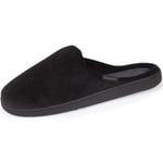 Chaussons Isotoner  Chaussons mules Homme Noir Rayures