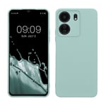 Matte TPU Case for Xiaomi Poco C65 Redmi 13C - Cool Mint 