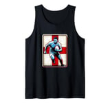 Vintage Banner Fan England Flag Retro Tank Top