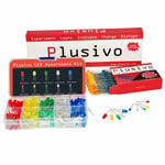 Plusivo Kit med lysdioder - 3mm och 5mm LEDS (310 totalt)